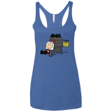 T-Shirts Vintage Royal / X-Small Sabrina Brown Women's Triblend Racerback Tank