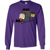 T-Shirts Purple / YS Sabrina Brown Youth Long Sleeve T-Shirt