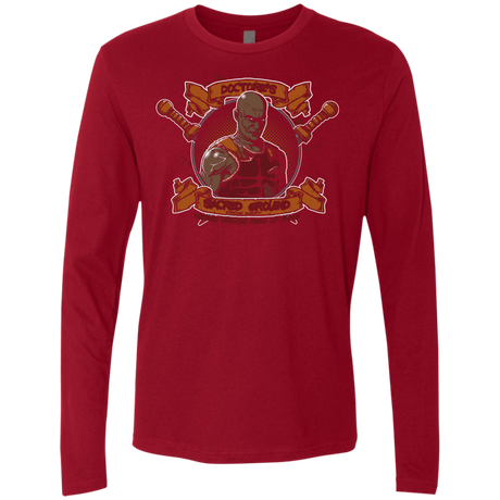 T-Shirts Cardinal / S Sacred Ground Men's Premium Long Sleeve