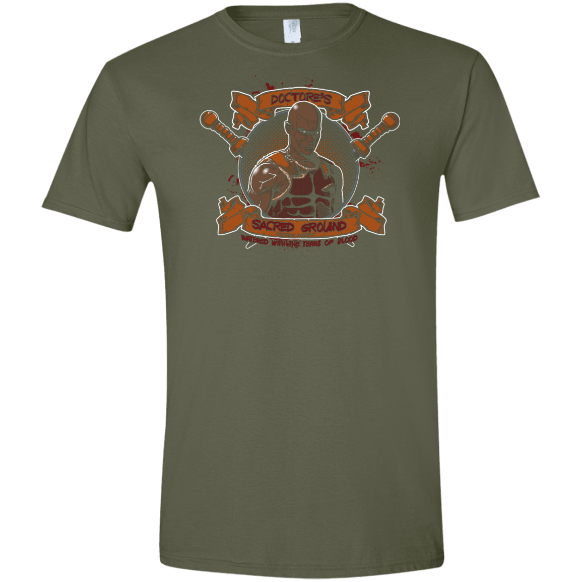 T-Shirts Military Green / S Sacred Ground Men's Semi-Fitted Softstyle