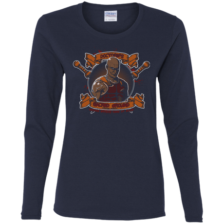 T-Shirts Navy / S Sacred Ground Women's Long Sleeve T-Shirt