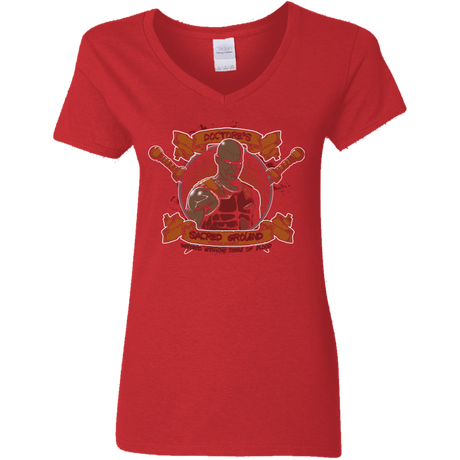 T-Shirts Red / S Sacred Ground Women's V-Neck T-Shirt