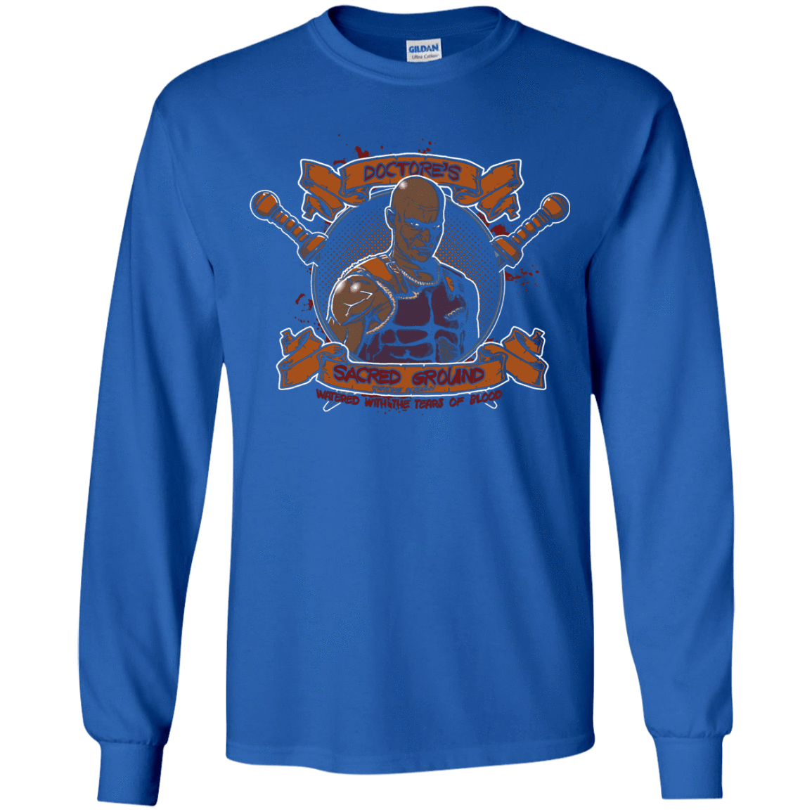 T-Shirts Royal / YS Sacred Ground Youth Long Sleeve T-Shirt