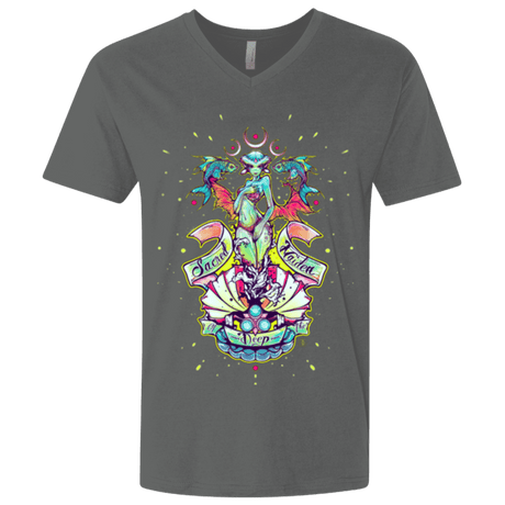 T-Shirts Heavy Metal / X-Small Sacred Maiden of the Deep Men's Premium V-Neck