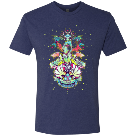 T-Shirts Vintage Navy / Small Sacred Maiden of the Deep Men's Triblend T-Shirt