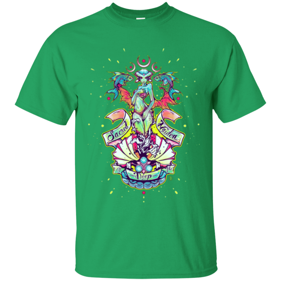 T-Shirts Irish Green / Small Sacred Maiden of the Deep T-Shirt