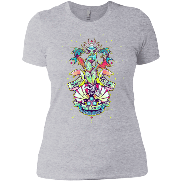 T-Shirts Heather Grey / X-Small Sacred Maiden of the Deep Women's Premium T-Shirt
