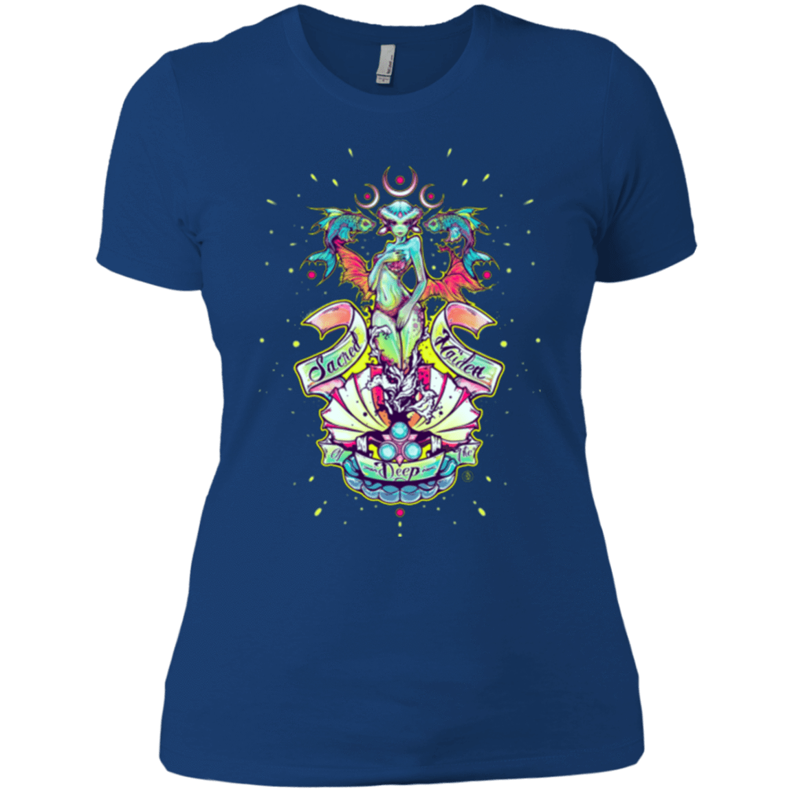 T-Shirts Royal / X-Small Sacred Maiden of the Deep Women's Premium T-Shirt