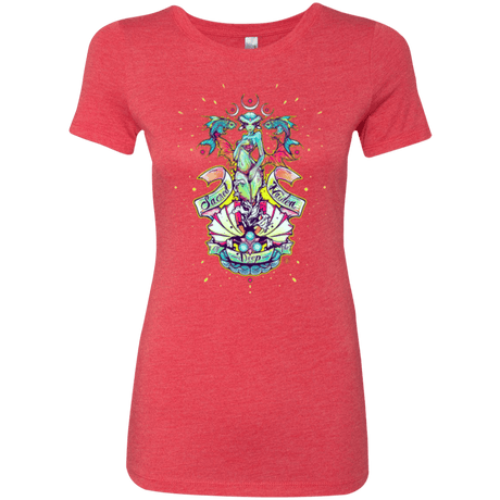 T-Shirts Vintage Red / Small Sacred Maiden of the Deep Women's Triblend T-Shirt
