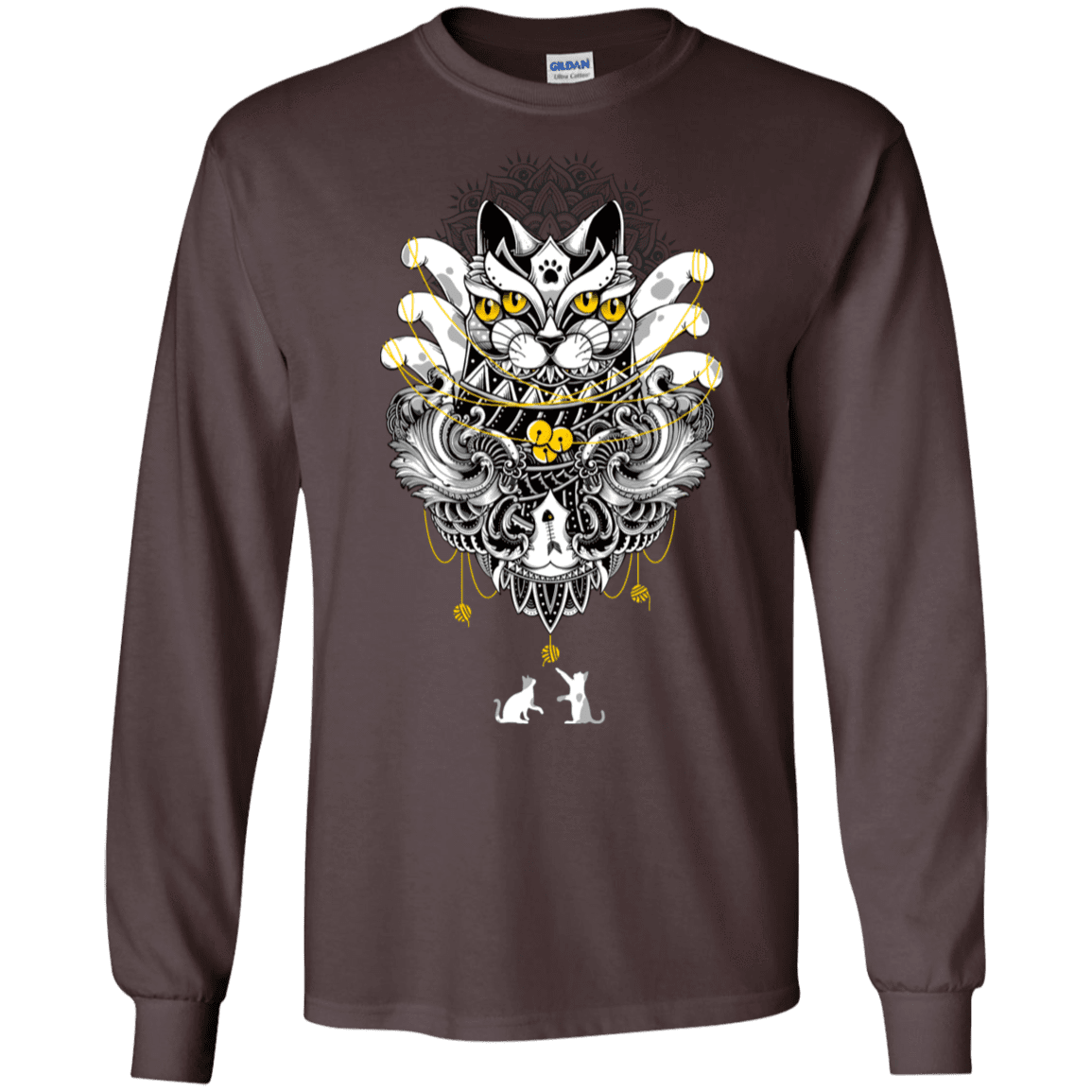 T-Shirts Dark Chocolate / S Sacred Ritual Men's Long Sleeve T-Shirt