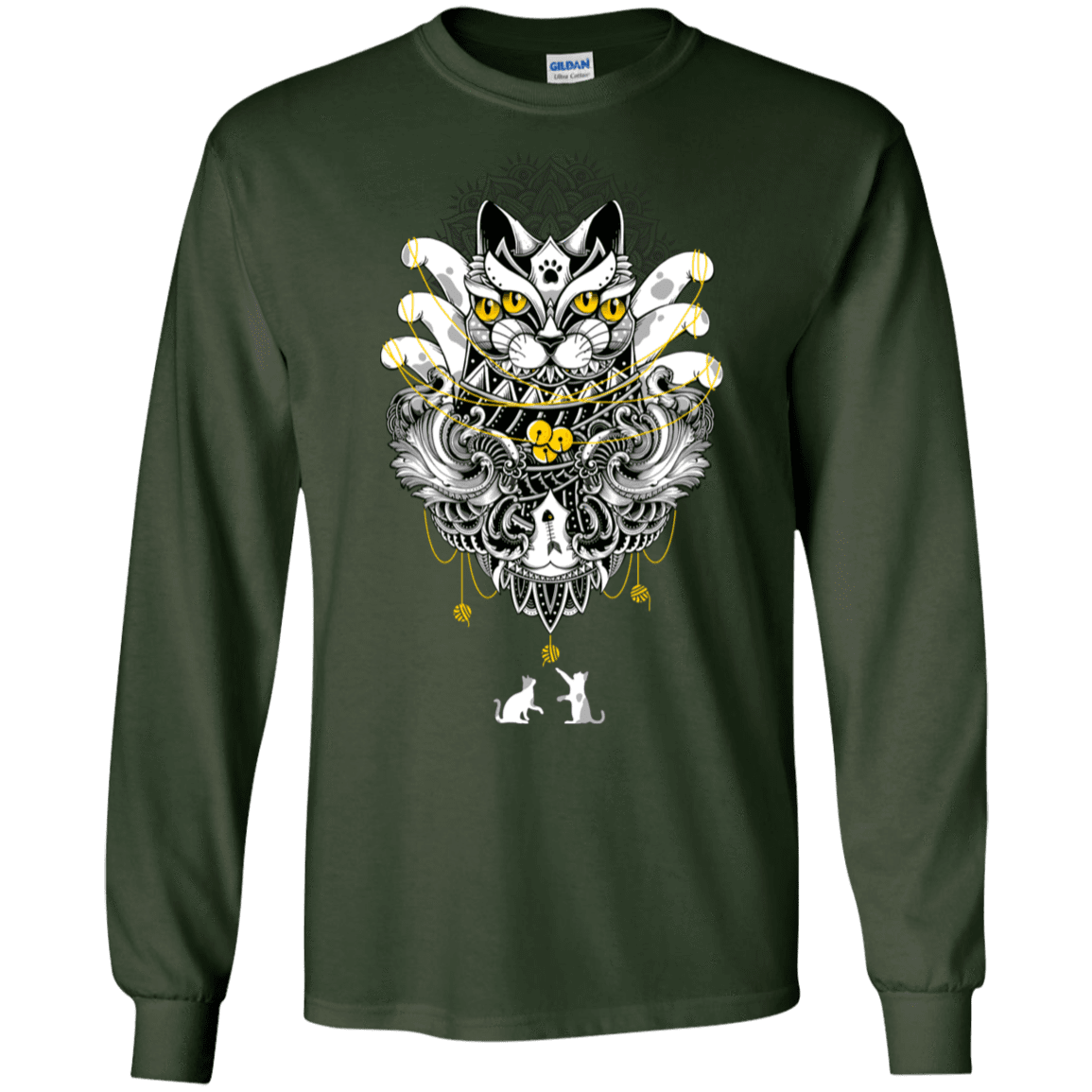 T-Shirts Forest Green / S Sacred Ritual Men's Long Sleeve T-Shirt