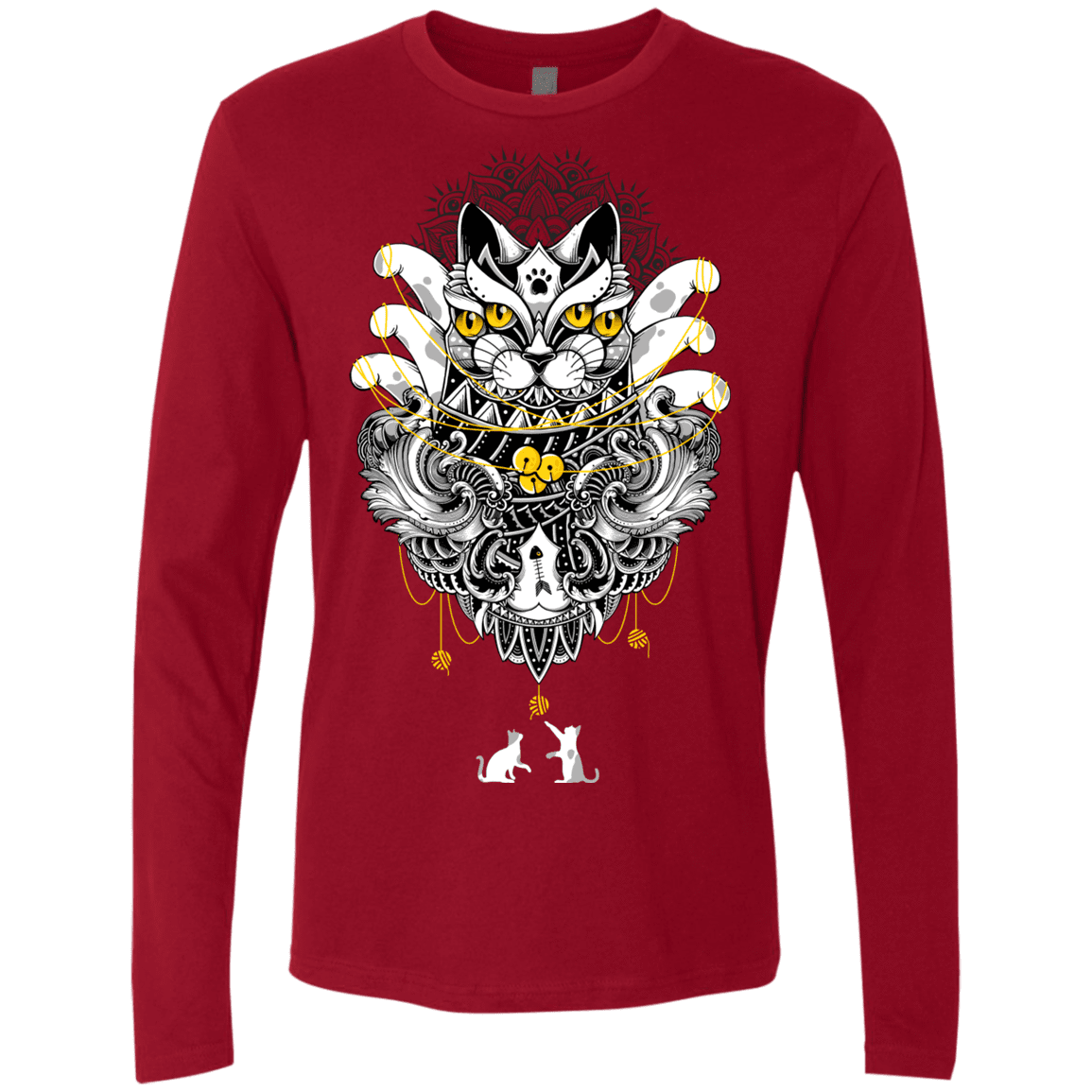 T-Shirts Cardinal / S Sacred Ritual Men's Premium Long Sleeve