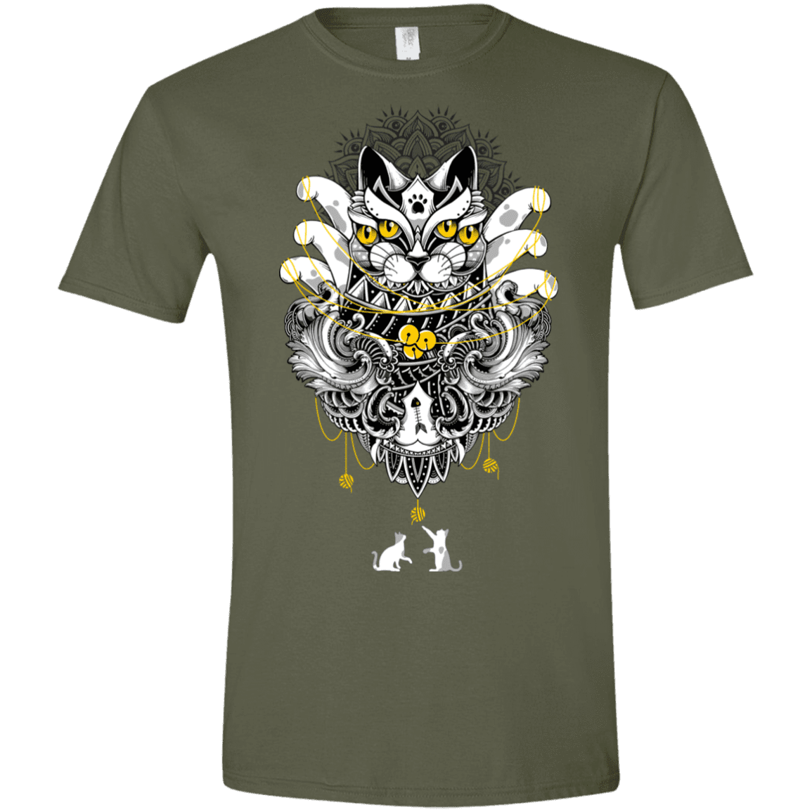 T-Shirts Military Green / S Sacred Ritual Men's Semi-Fitted Softstyle