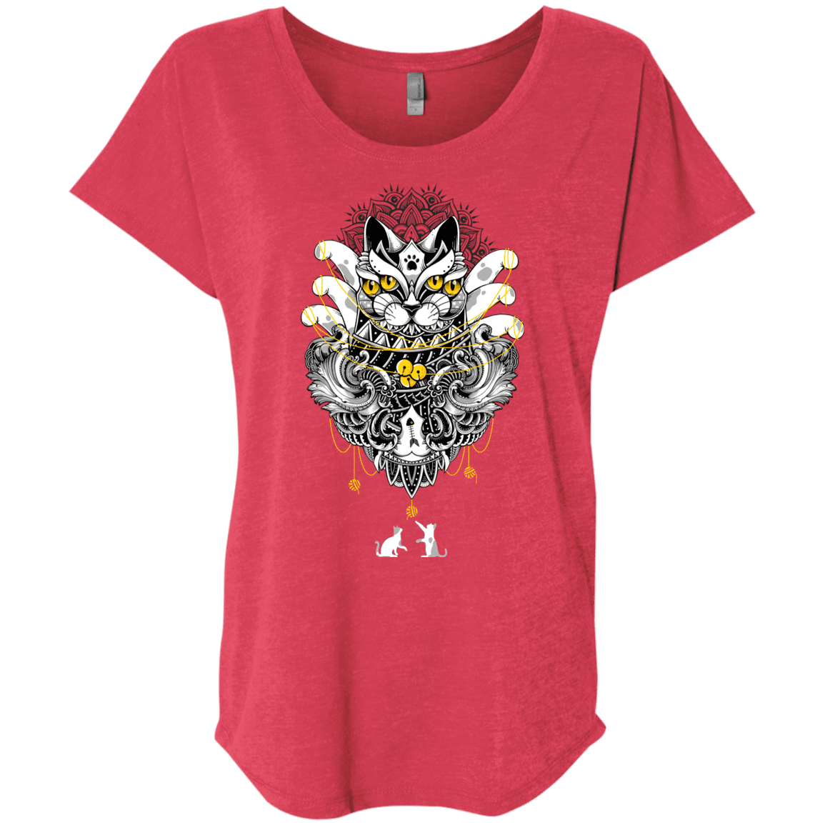 T-Shirts Vintage Red / X-Small Sacred Ritual Triblend Dolman Sleeve