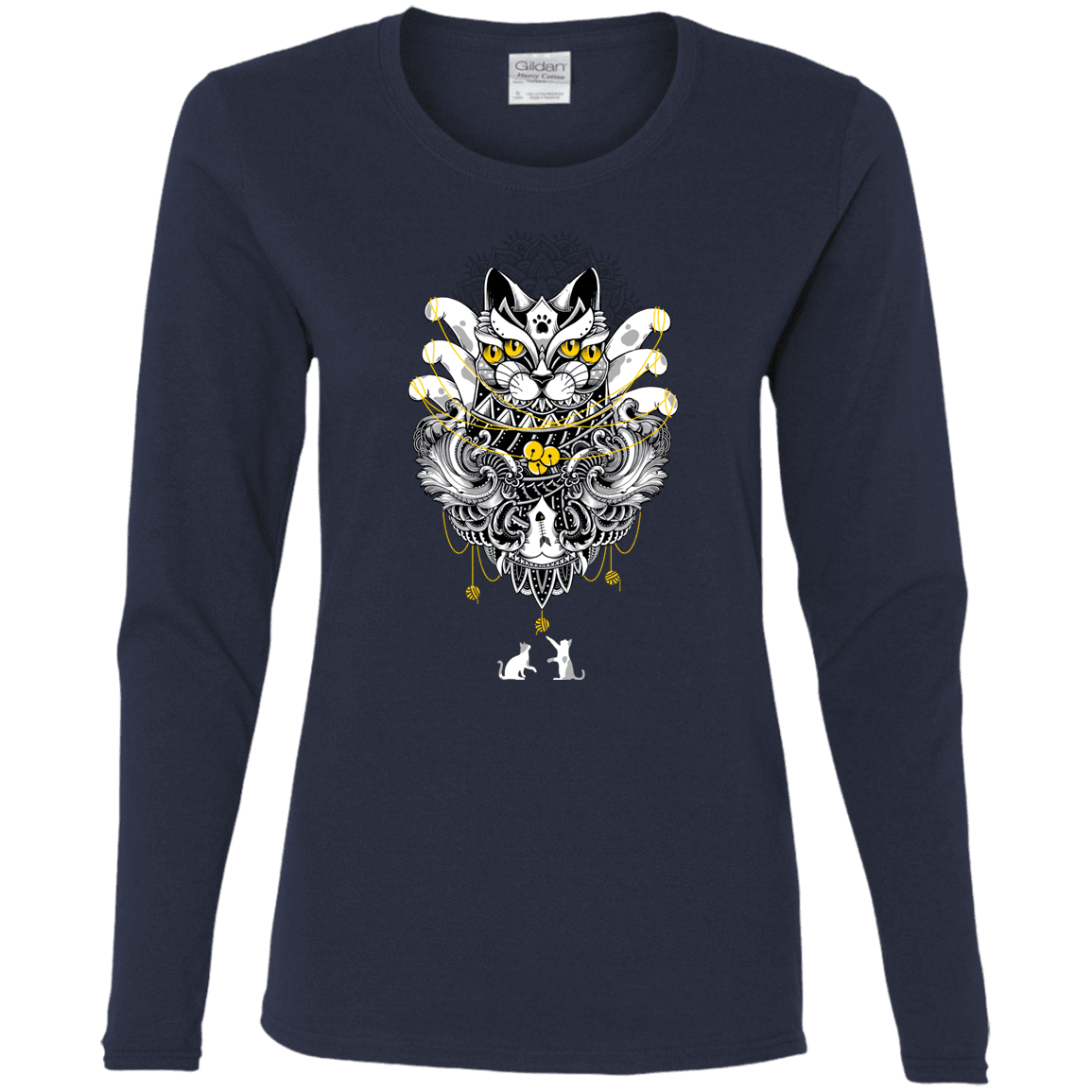 T-Shirts Navy / S Sacred Ritual Women's Long Sleeve T-Shirt