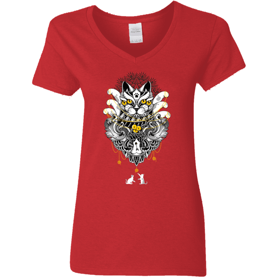 T-Shirts Red / S Sacred Ritual Women's V-Neck T-Shirt