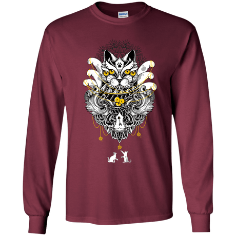 T-Shirts Maroon / YS Sacred Ritual Youth Long Sleeve T-Shirt
