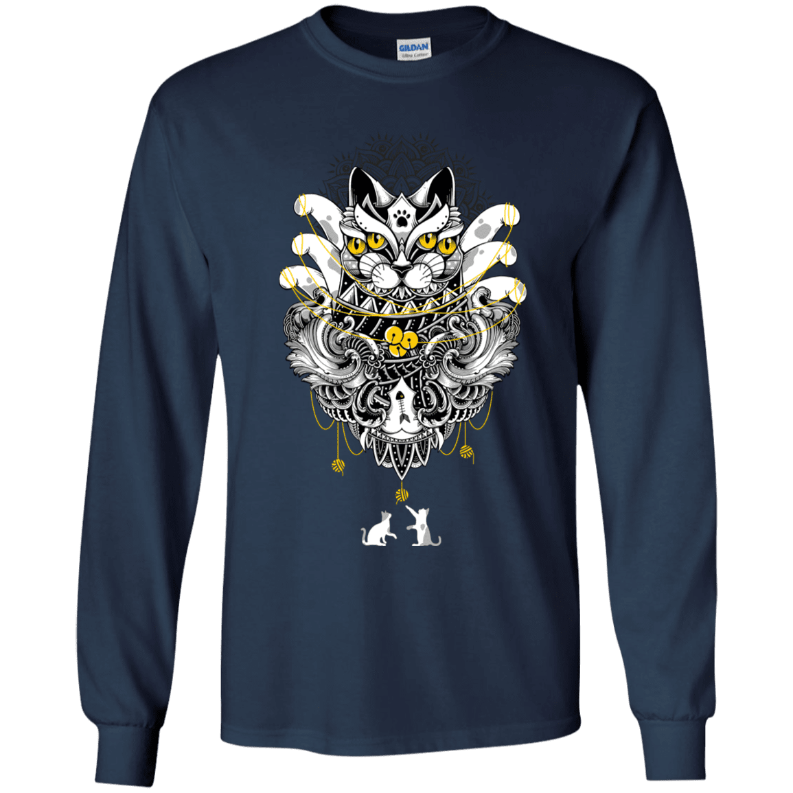 T-Shirts Navy / YS Sacred Ritual Youth Long Sleeve T-Shirt