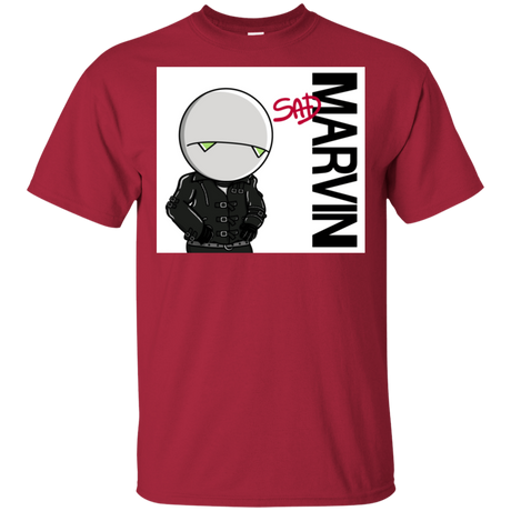 T-Shirts Cardinal / S Sad Marvin T-Shirt