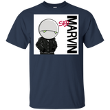 T-Shirts Navy / S Sad Marvin T-Shirt