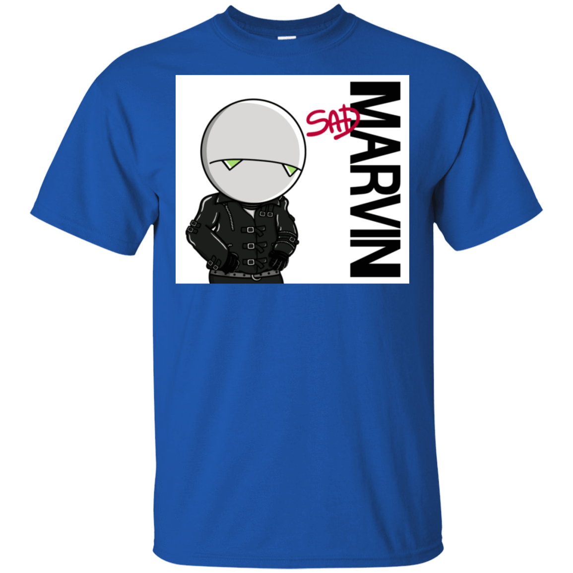 T-Shirts Royal / S Sad Marvin T-Shirt