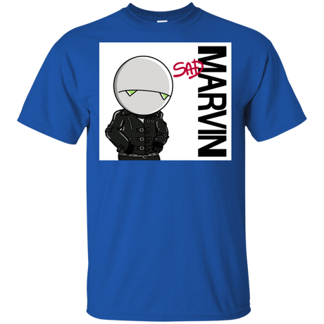 T-Shirts Royal / S Sad Marvin T-Shirt