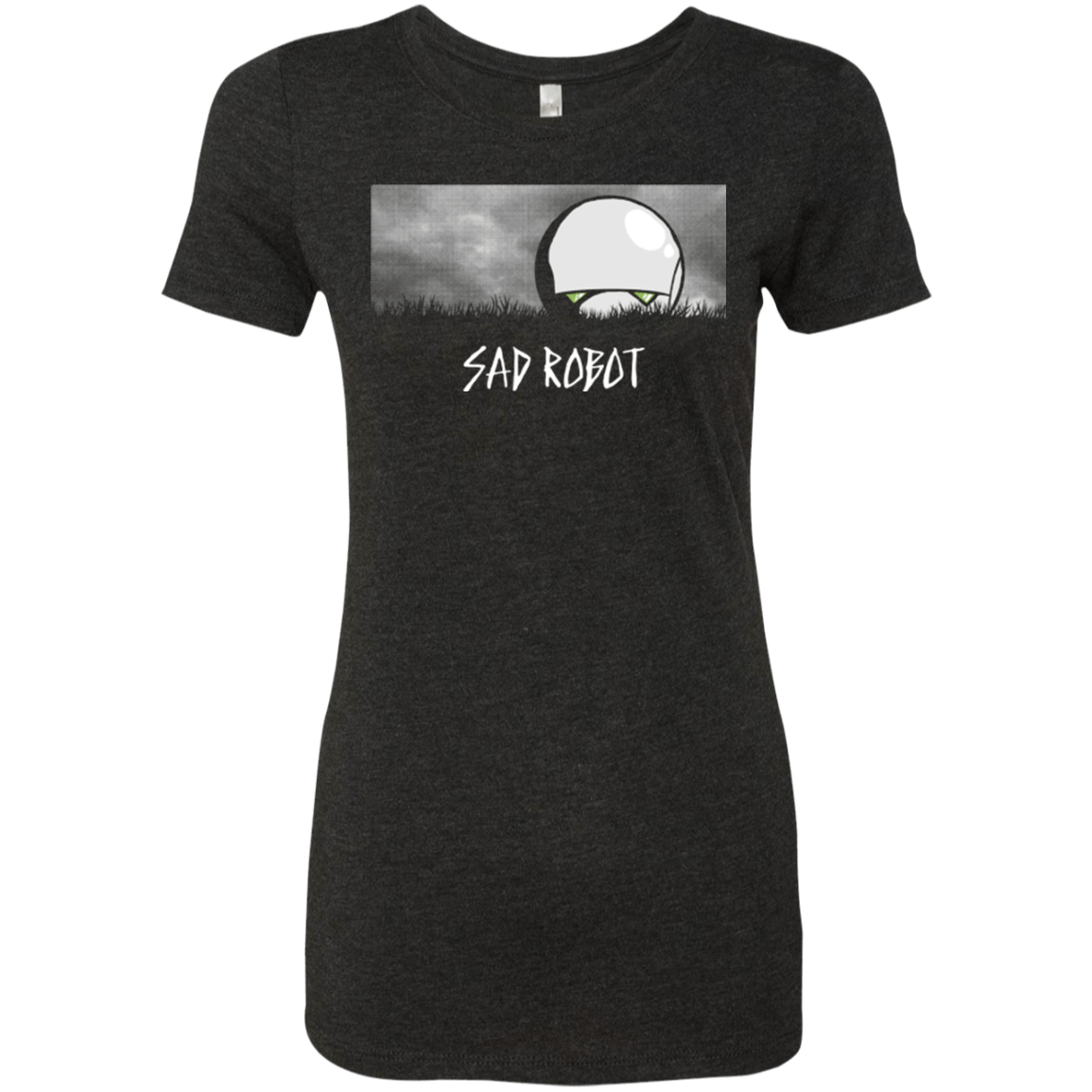 T-Shirts Vintage Black / Small SAD ROBOT Women's Triblend T-Shirt