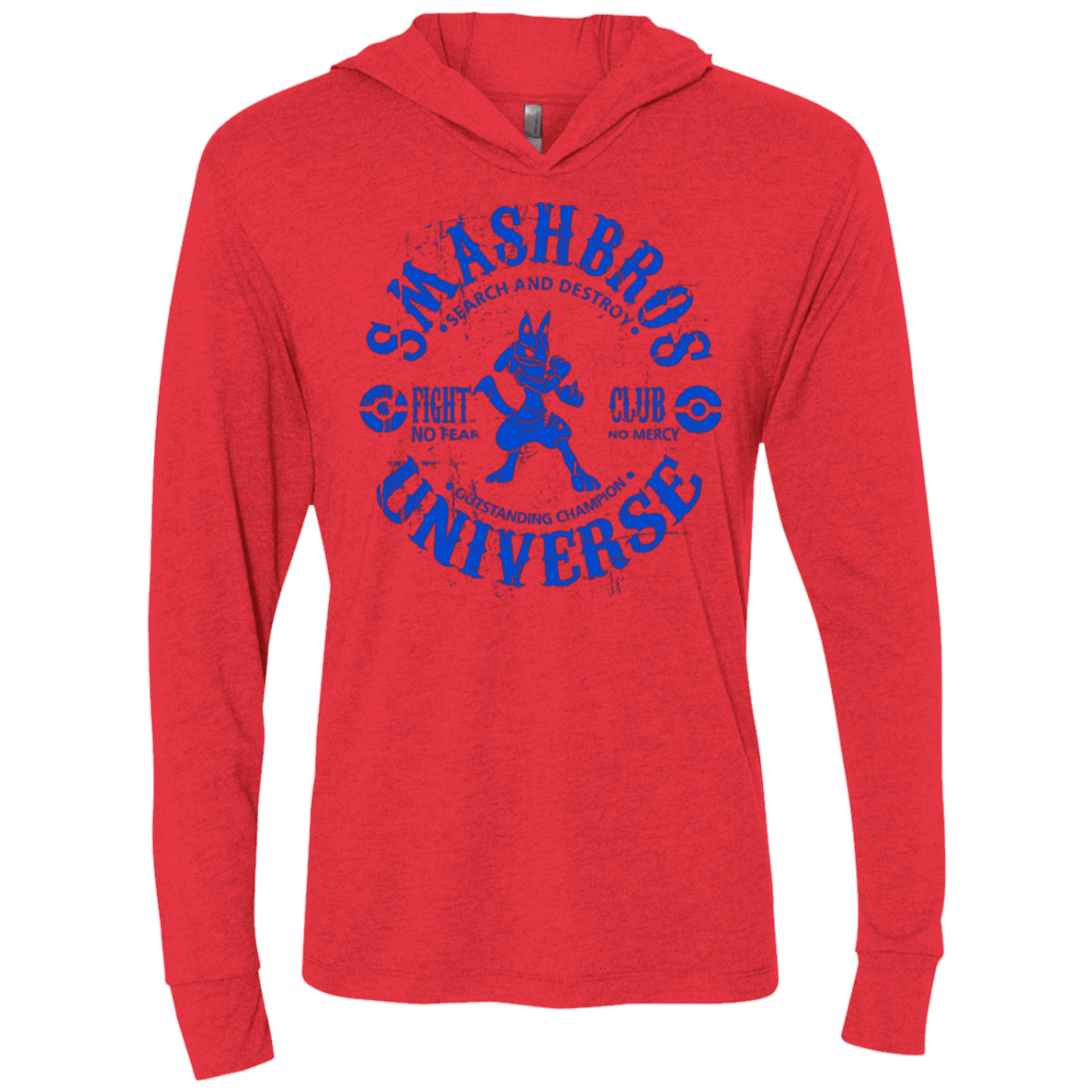 T-Shirts Vintage Red / X-Small SAFFRON CHAMPION 3 Triblend Long Sleeve Hoodie Tee