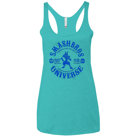 T-Shirts Tahiti Blue / X-Small SAFFRON CHAMPION 3 Women's Triblend Racerback Tank
