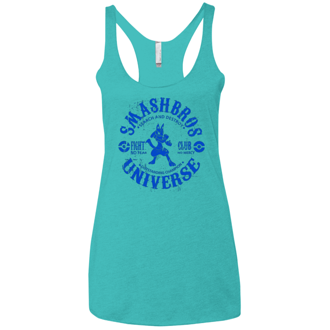 T-Shirts Tahiti Blue / X-Small SAFFRON CHAMPION 3 Women's Triblend Racerback Tank