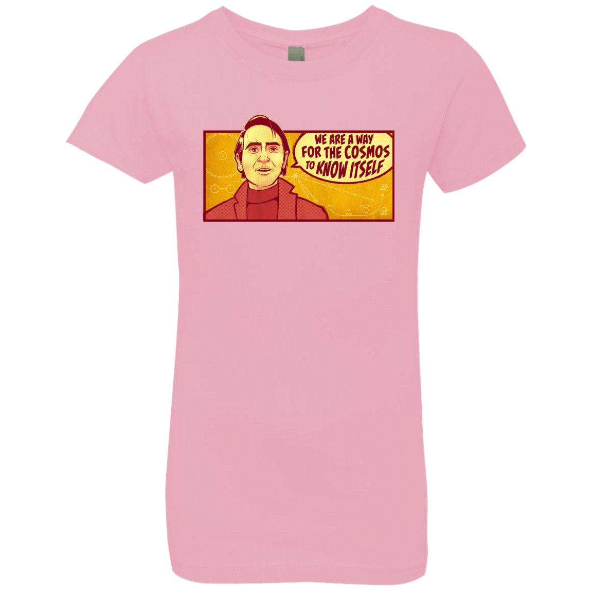 T-Shirts Light Pink / YXS SAGAN Cosmos Girls Premium T-Shirt