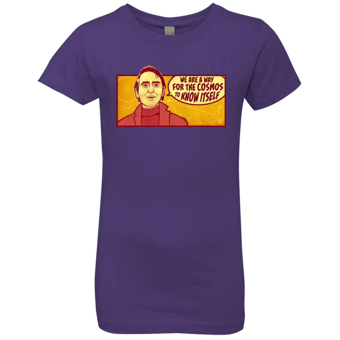 T-Shirts Purple Rush / YXS SAGAN Cosmos Girls Premium T-Shirt