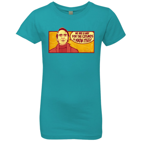 T-Shirts Tahiti Blue / YXS SAGAN Cosmos Girls Premium T-Shirt