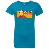 T-Shirts Turquoise / YXS SAGAN Cosmos Girls Premium T-Shirt