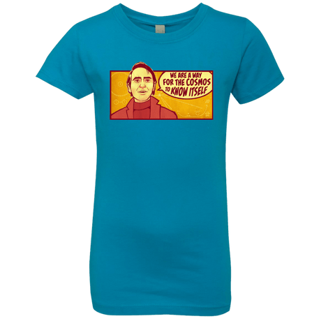 T-Shirts Turquoise / YXS SAGAN Cosmos Girls Premium T-Shirt