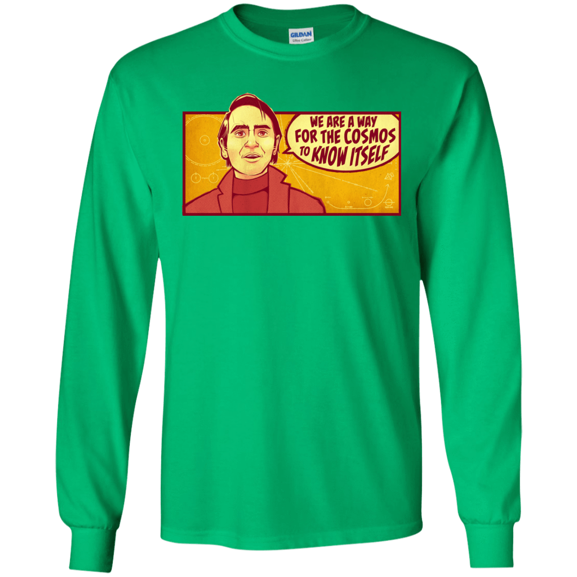 T-Shirts Irish Green / S SAGAN Cosmos Long Sleeve T-Shirt