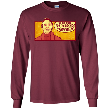 T-Shirts Maroon / S SAGAN Cosmos Long Sleeve T-Shirt