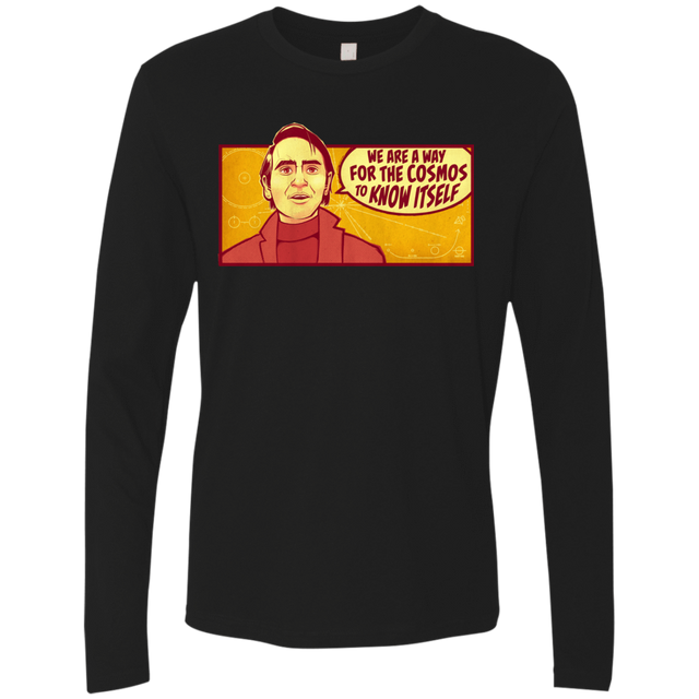 T-Shirts Black / S SAGAN Cosmos Men's Premium Long Sleeve