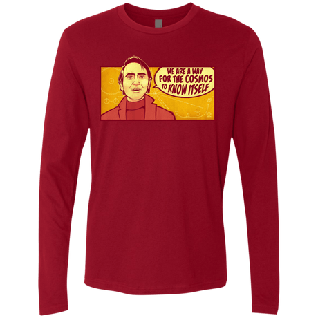 T-Shirts Cardinal / S SAGAN Cosmos Men's Premium Long Sleeve