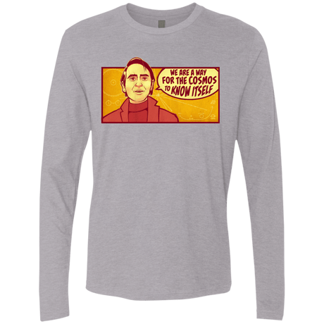 T-Shirts Heather Grey / S SAGAN Cosmos Men's Premium Long Sleeve