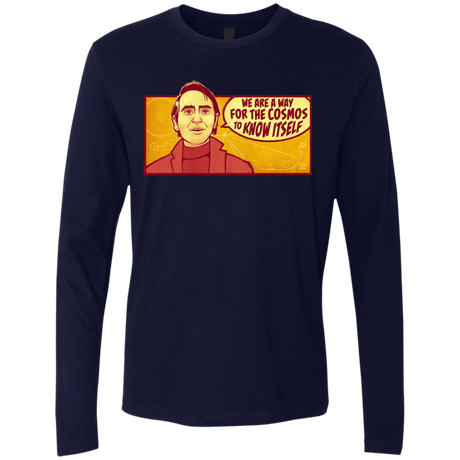 T-Shirts Midnight Navy / S SAGAN Cosmos Men's Premium Long Sleeve