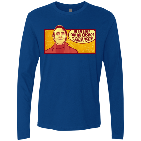 T-Shirts Royal / S SAGAN Cosmos Men's Premium Long Sleeve