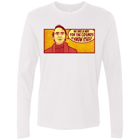 T-Shirts White / S SAGAN Cosmos Men's Premium Long Sleeve