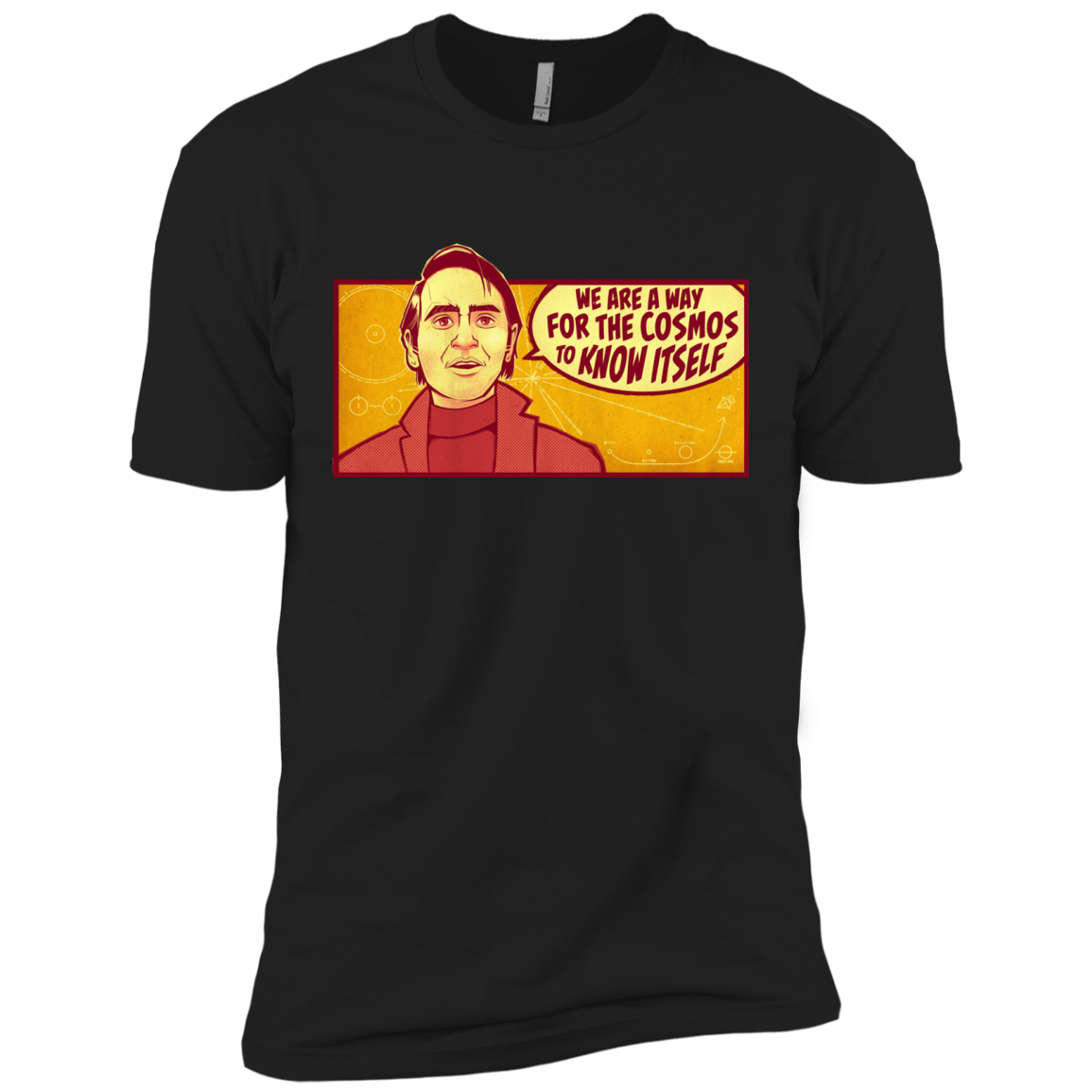 T-Shirts Black / X-Small SAGAN Cosmos Men's Premium T-Shirt