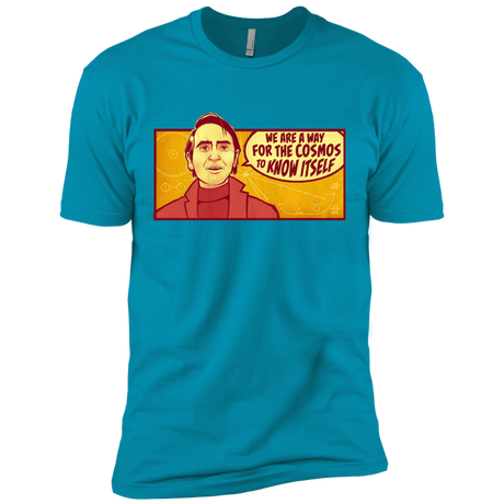 T-Shirts Turquoise / X-Small SAGAN Cosmos Men's Premium T-Shirt
