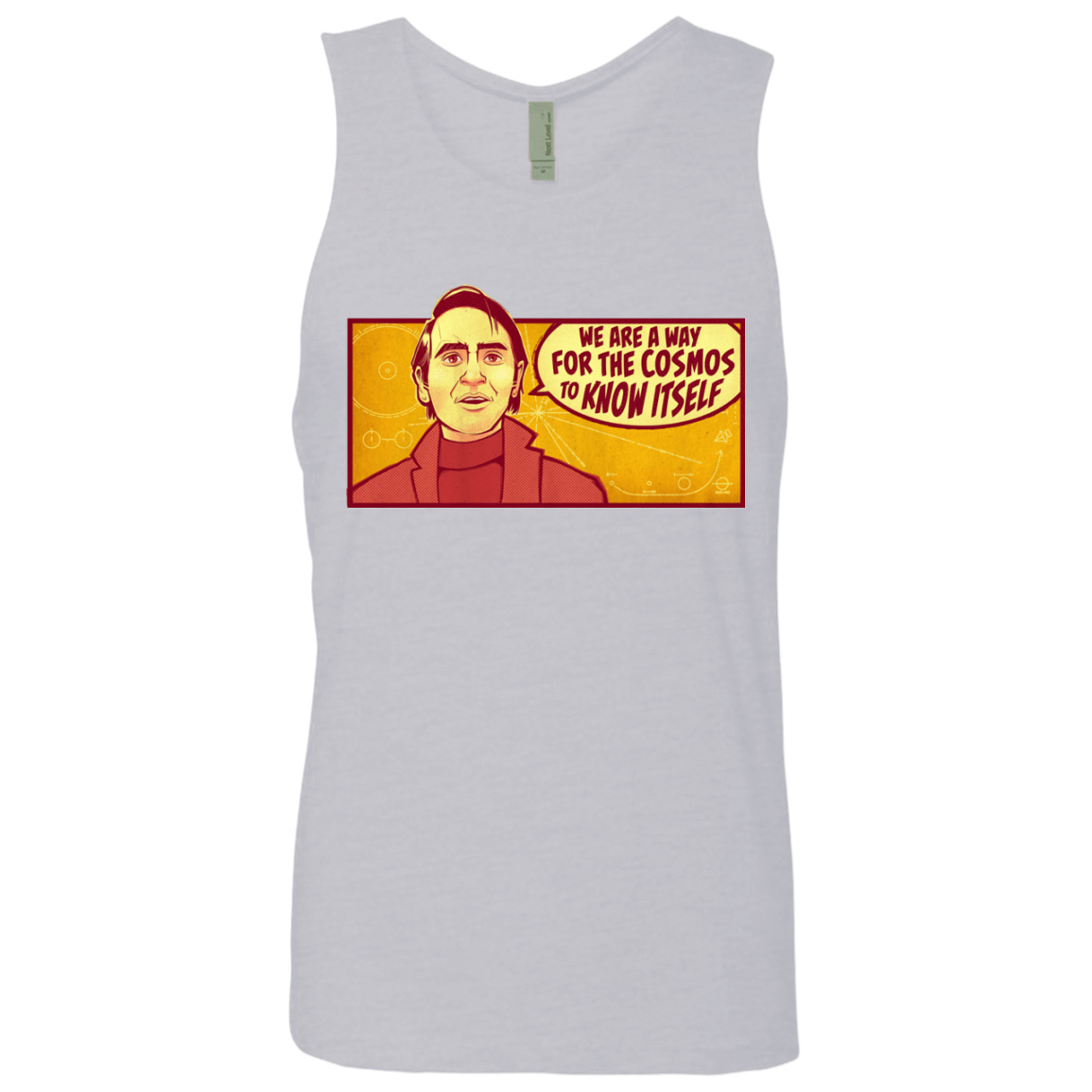 T-Shirts Heather Grey / S SAGAN Cosmos Men's Premium Tank Top