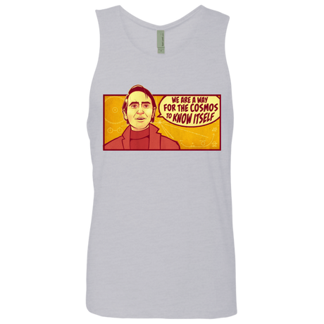 T-Shirts Heather Grey / S SAGAN Cosmos Men's Premium Tank Top