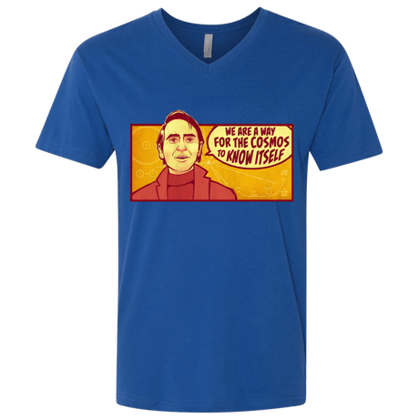 T-Shirts Royal / X-Small SAGAN Cosmos Men's Premium V-Neck