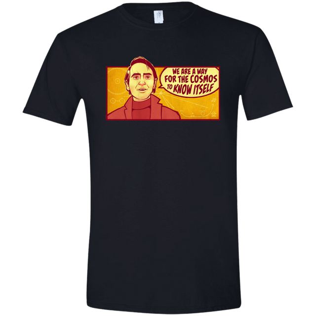 T-Shirts Black / X-Small SAGAN Cosmos Men's Semi-Fitted Softstyle