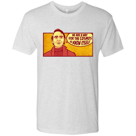 T-Shirts Heather White / S SAGAN Cosmos Men's Triblend T-Shirt
